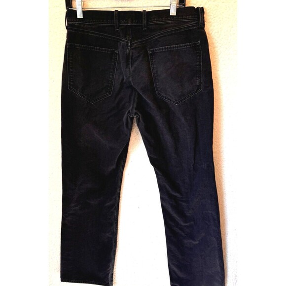 Banana Republic Denim Jeans Men's Size 31Wx30L Straight Fit Black Medium Wash - Picture 8 of 13